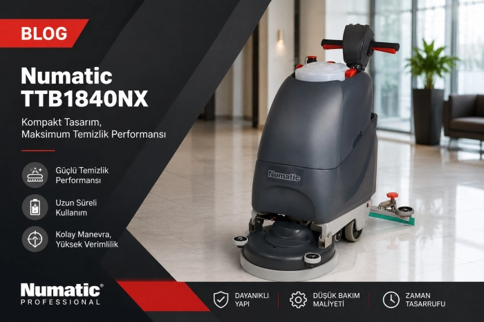 Akülü Yer Yıkama Makinesi | Numatic TGB3045G