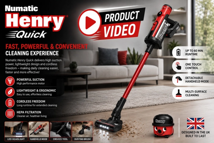Dikey Şarjlı Süpürge | NUMATIC QUİCK