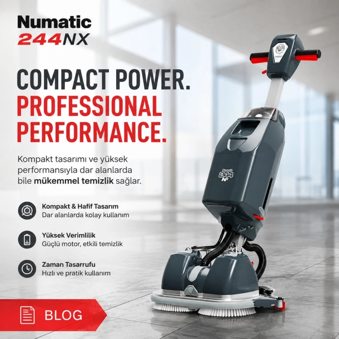 Endüstriyel Temizliğin Yeni Yıldızı: Numatic 244NX