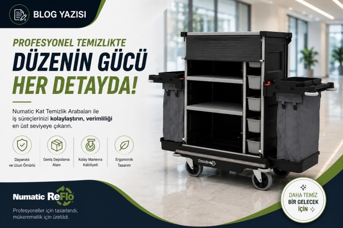 Konaklama Sektörüne Özel Çözümler: NKU-22RFFKat Temizliği Arabası